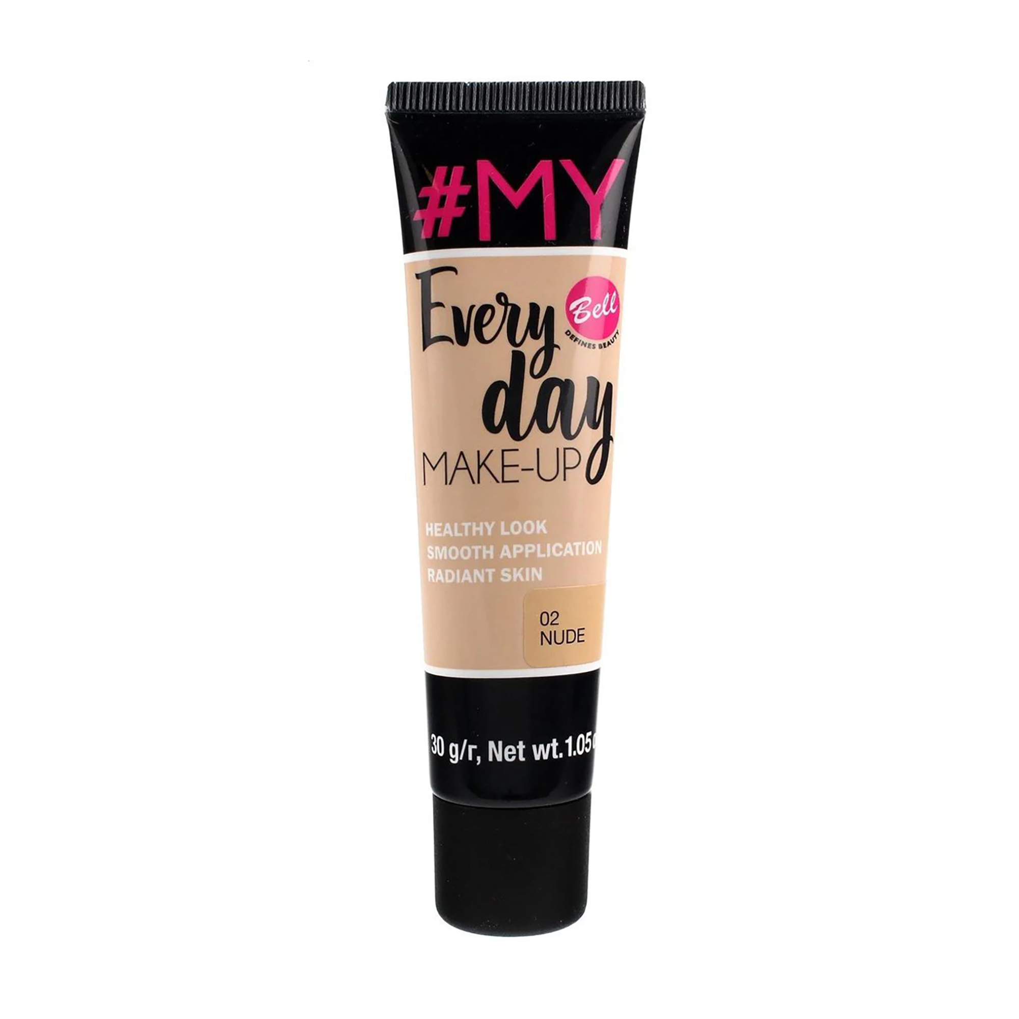 Тональний коригувальний флюїд для обличчя Bell My Everyday Make-Up 02 Nude, 30 г